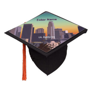 Downtown L.A. California Graduation Cap Topper