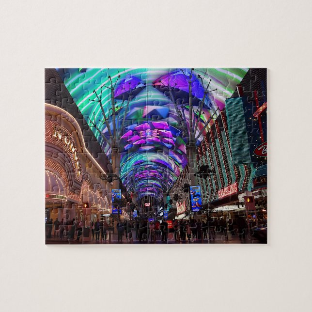 Downtown Las Vegas #4 Jigsaw Puzzle (Horizontal)