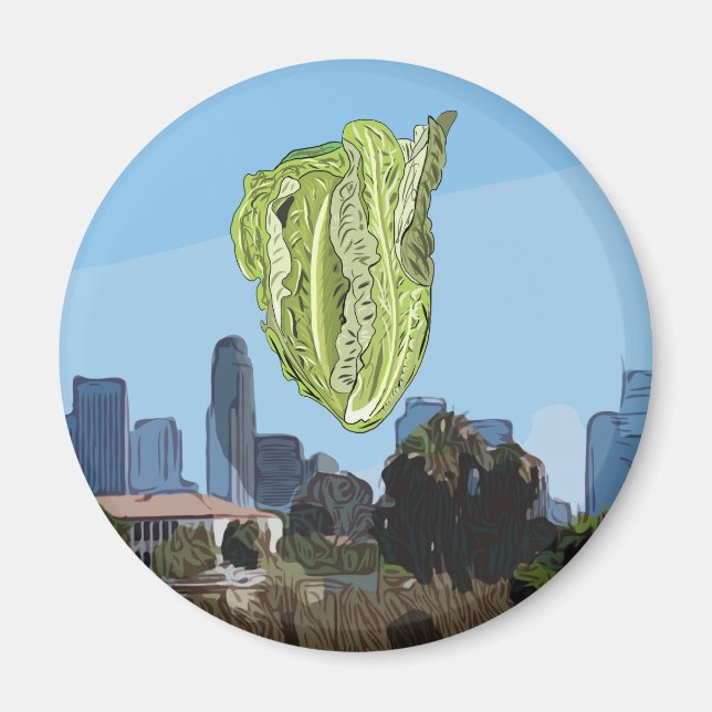 Downtown Lettuce Magnet (Front)