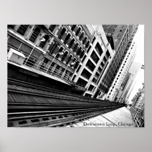 Downtown Loop, Chicago Poster