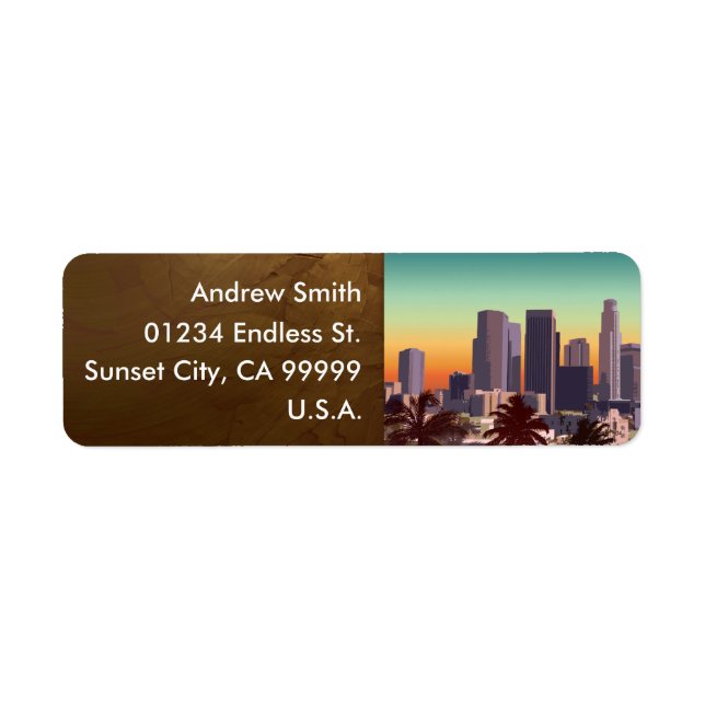 Downtown Los Angeles - Customizable Image (Front)