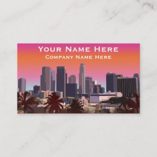 Downtown Los Angeles - Customizable Image Business Card