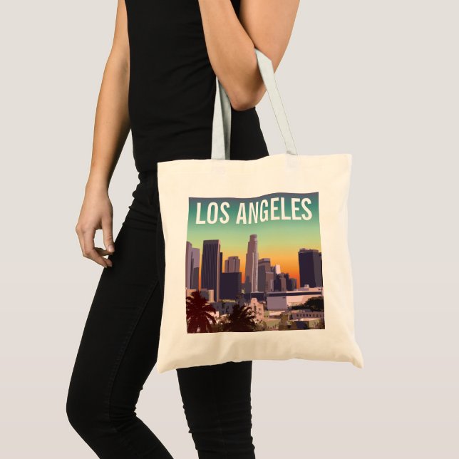 Downtown Los Angeles - Customizable Image Tote Bag (Front (Product))