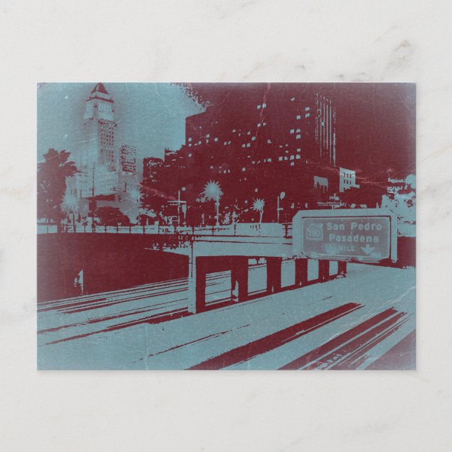 Downtown Los Angeles Postcard (Front)