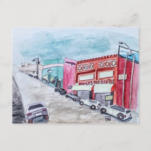 Downtown Los Angeles Postcard (Front)