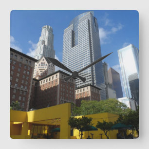 Downtown Los Angeles Square Wall Clock