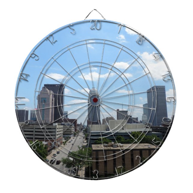 Downtown Louisville Dartboard (Front)