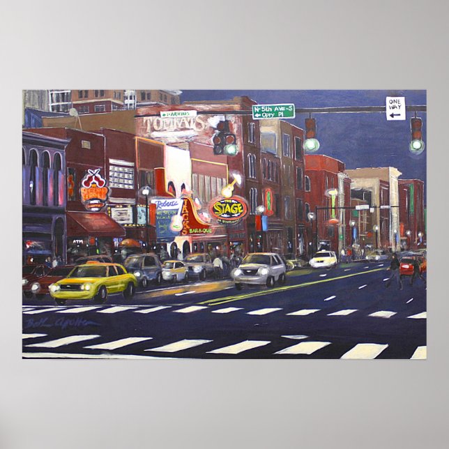 Downtown Nashville Poster (Front)