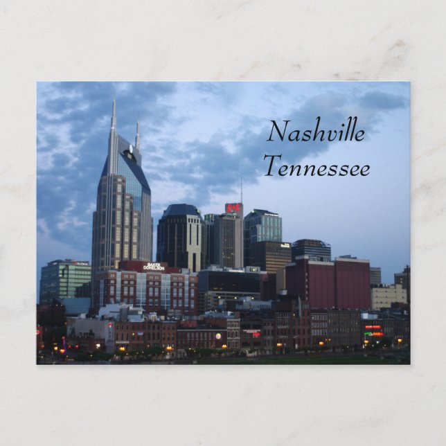Downtown Nashville, Tennessee Postcard (Front)