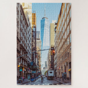 Downtown New York View of World Trade Centre Jigsaw Puzzle