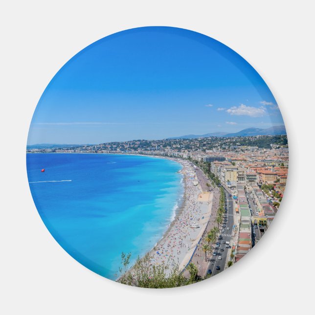 Downtown Nice, France Magnet (Front)