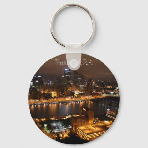Downtown Pittsburgh, PA. Keychain