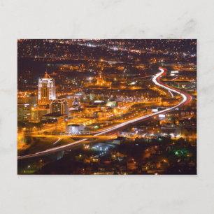 Downtown Roanoke, Virginia Postcard