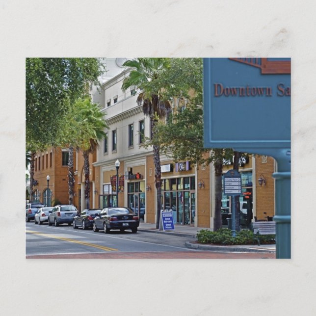 Downtown Safety Harbour Postcard (Front)