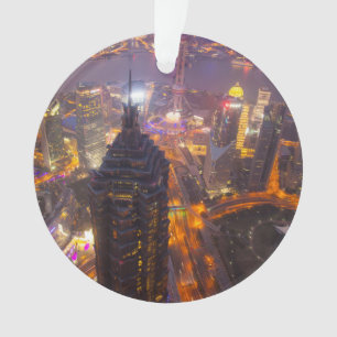 Downtown Shanghai City Ornament