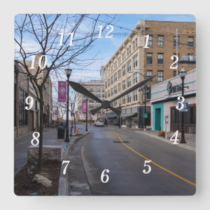 Downtown Springfield Wall Clock