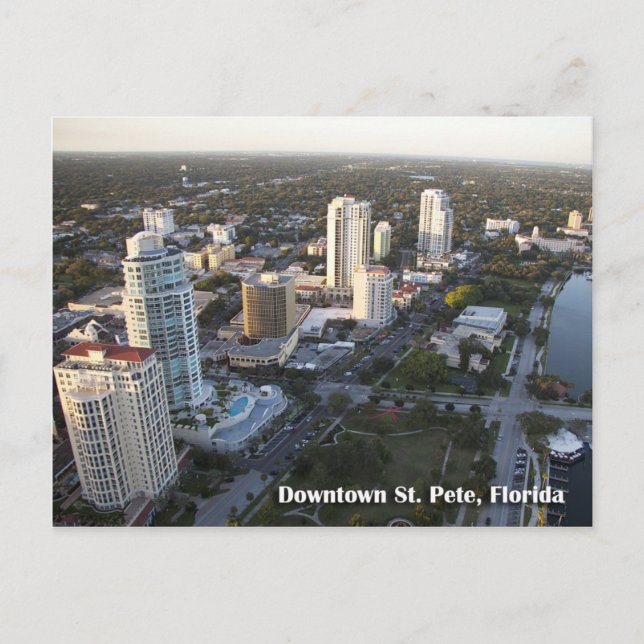 Downtown St. Petersburg, Florida Postcard (Front)