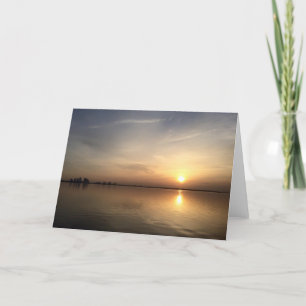 Downtown Tampa at Sunrise Card <Blank Inside>