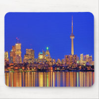 Downtown Toronto skyline at night