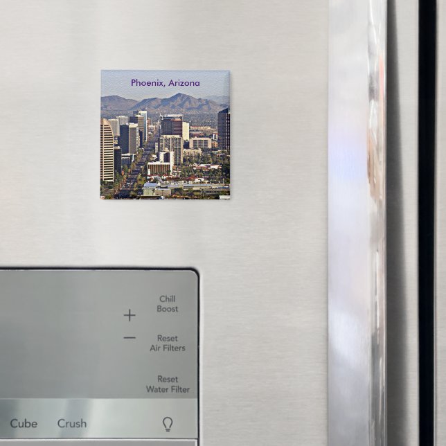 Downtown View of Phoenix, Arizona Magnet (In Situ (Fridge))