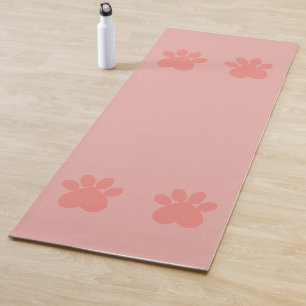 Downward Dog Yoga Mat - Contented Coral