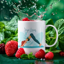 Downward Dog Yoga Pose – Minimalist Custom Design