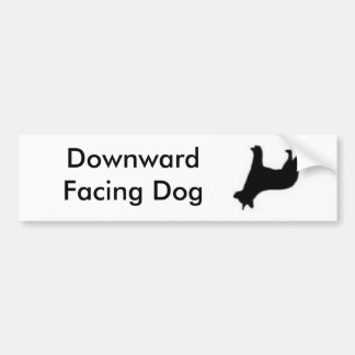 Downward Facing Dog Bumper Sticker