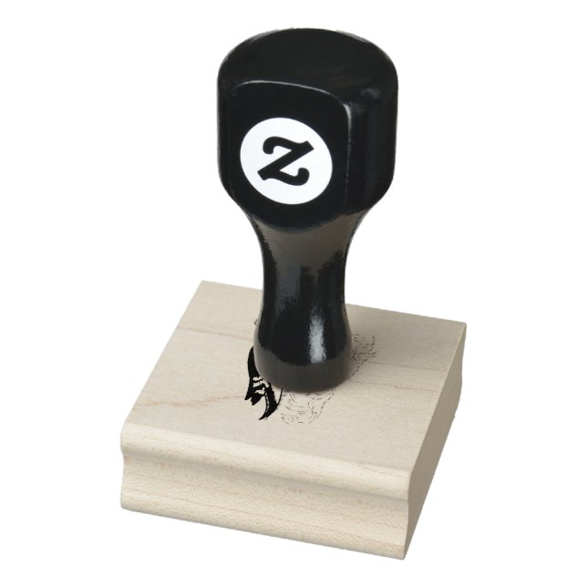 Downy Woodpecker Rubber Stamp (Stamp)
