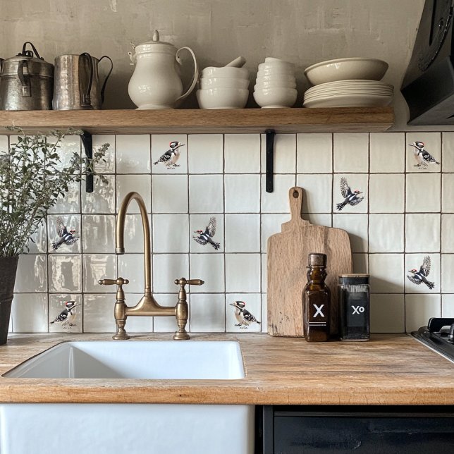 Downy Woodpecker  Tile (Creator Uploaded)