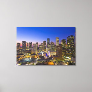 Dowtown Houston Canvas Print