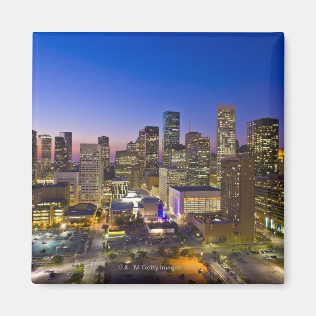 Dowtown Houston Magnet (Front)