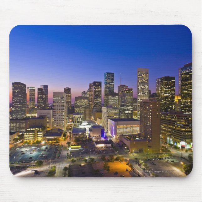 Dowtown Houston Mouse Pad (Front)