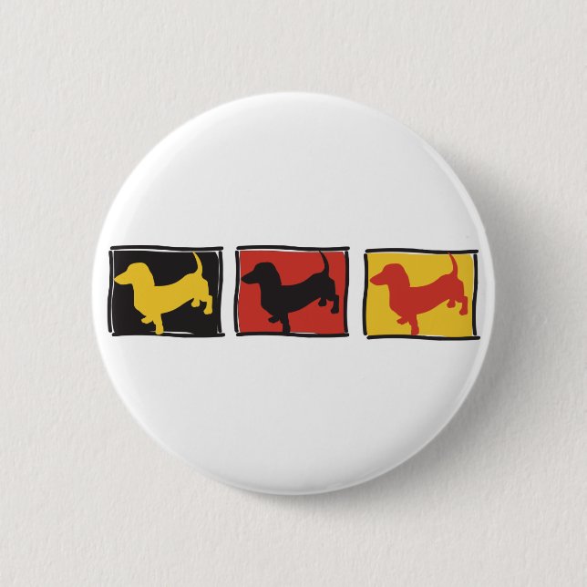 Doxie-3-BOX 2 Inch Round Button (Front)