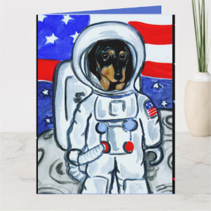 DOXIE ASTRONAUT CARD