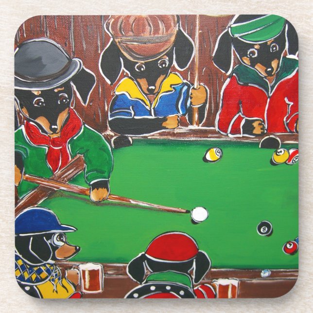 DOXIE BILLIARDS COASTER (Front)
