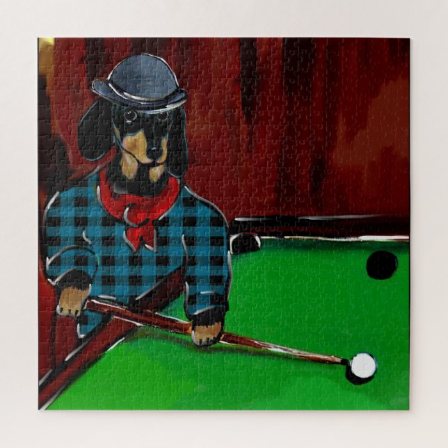 DOXIE BILLIARDS  JIGSAW PUZZLE (Vertical)