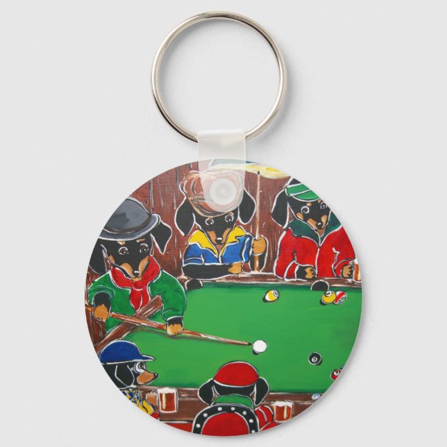 DOXIE BILLIARDS KEYCHAIN (Front)