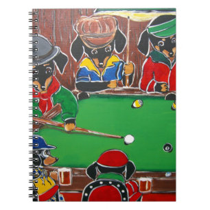 DOXIE BILLIARDS NOTEBOOK