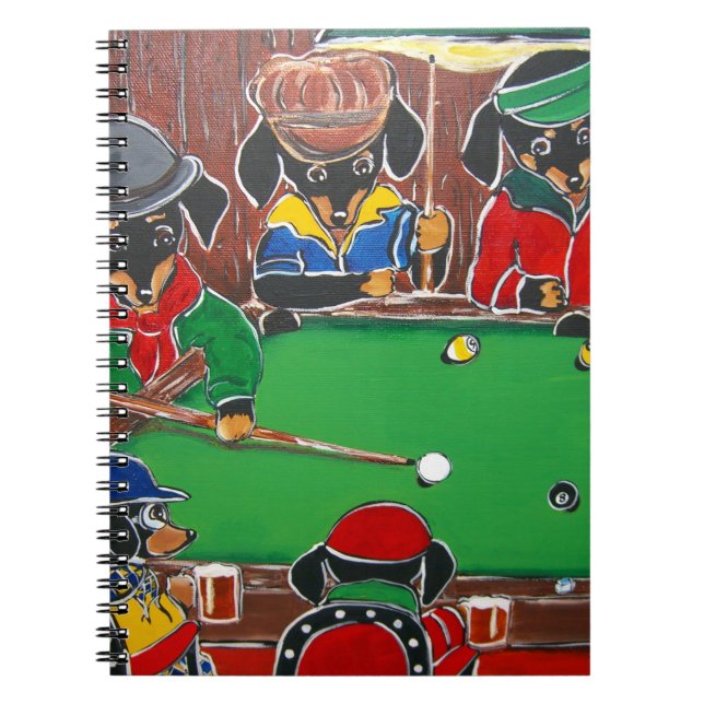 DOXIE BILLIARDS NOTEBOOK (Front)