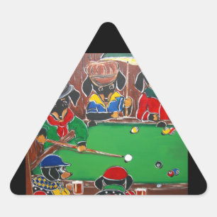 DOXIE BILLIARDS TRIANGLE STICKER