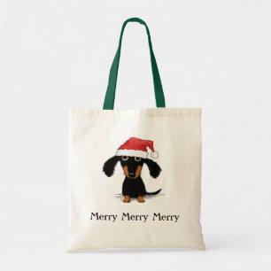 Doxie Clause Tote Bag