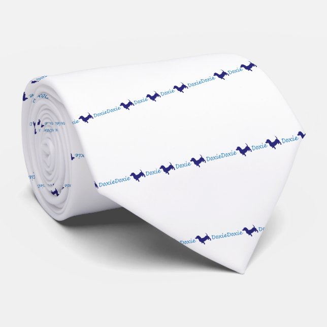 Doxie/Dachshund Tie (Rolled)