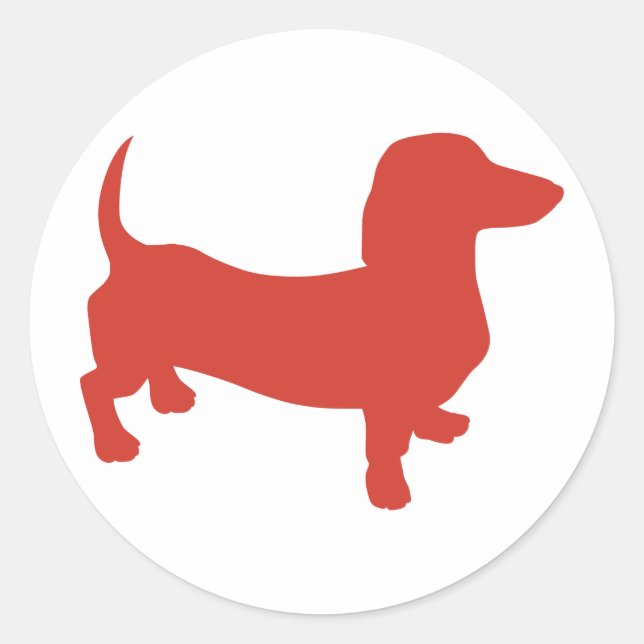 Doxie - Dacshund Classic Round Sticker (Front)