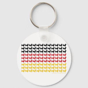 DOXIE-GERMAN-FLAG KEYCHAIN