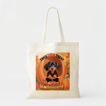 Doxie Halloween Tote