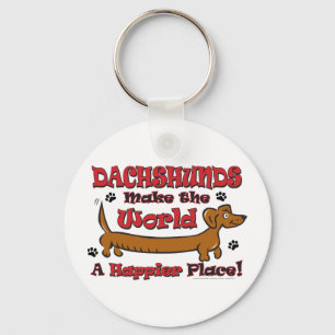 DOXIE-HAPPY KEYCHAIN