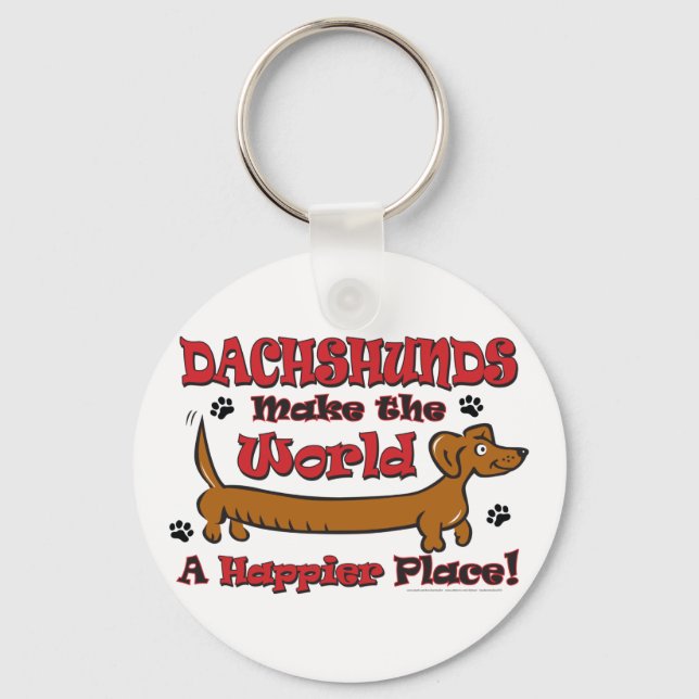 DOXIE-HAPPY KEYCHAIN (Front)