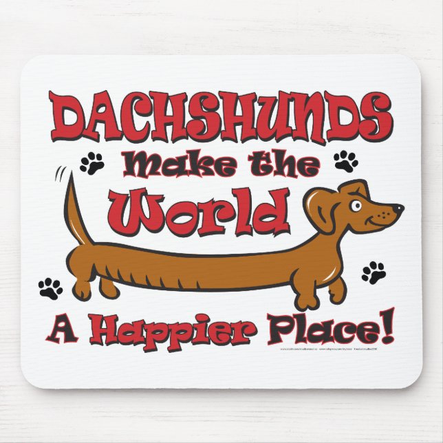 DOXIE-HAPPY MOUSE PAD (Front)