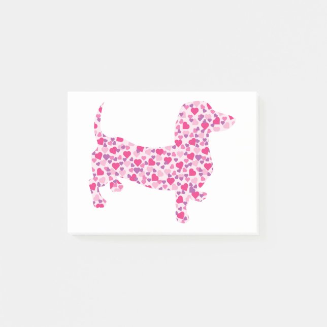 DOXIE-Hearts Post-it Notes (Front)