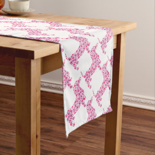 DOXIE-Hearts Short Table Runner